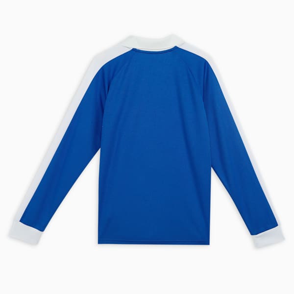Al Hilal SFC Anniversary Youth Long Sleeve Football Jersey, Blue Intense-PUMA White, extralarge-IND